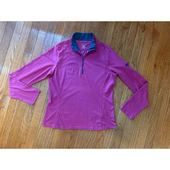 Horny Toad Womens Pull over Jacket Large T9 Tipped Zip - Picture 5 of 14